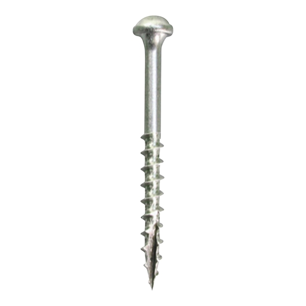 Kreg SML-C125S5-100 Pocket-Hole Screw, #8 Thread, 1-1/4 in L, Coarse Thread, Maxi-Loc Head, Square Drive, Sharp Point - 1