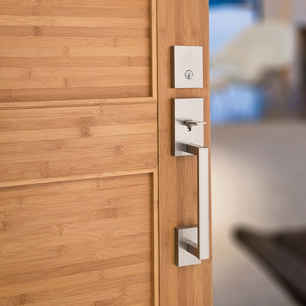 Kwikset San Clemente Series 818SCEXHFL 15 SMT Combination Lockset, Satin Nickel, 1 Grade, Re-Key Technology: SmartKey - 4