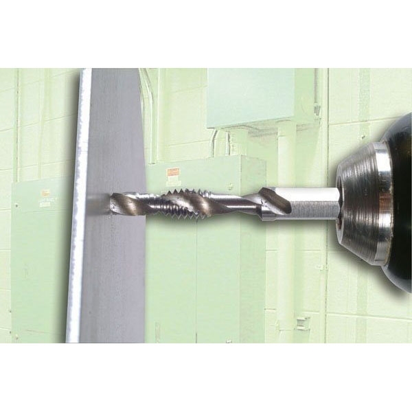 Greenlee DTAP8-32 Drill/Tap, 8-32 Thread, Steel - 3