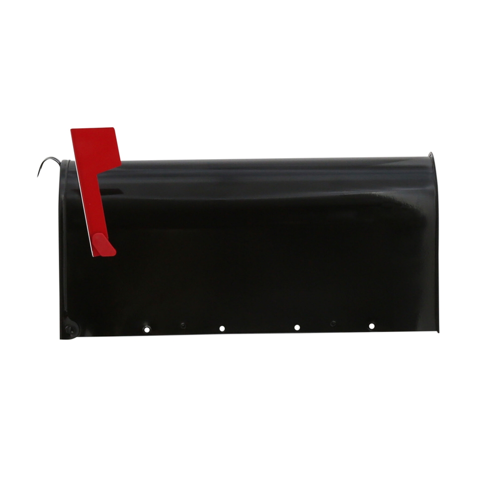 Gibraltar Mailboxes Elite Series E1100B00 Mailbox, 800 cu-in, Steel, Powder-Coated, 6.9 in W, 20.1 in D, 8.9 in H, Black - 5