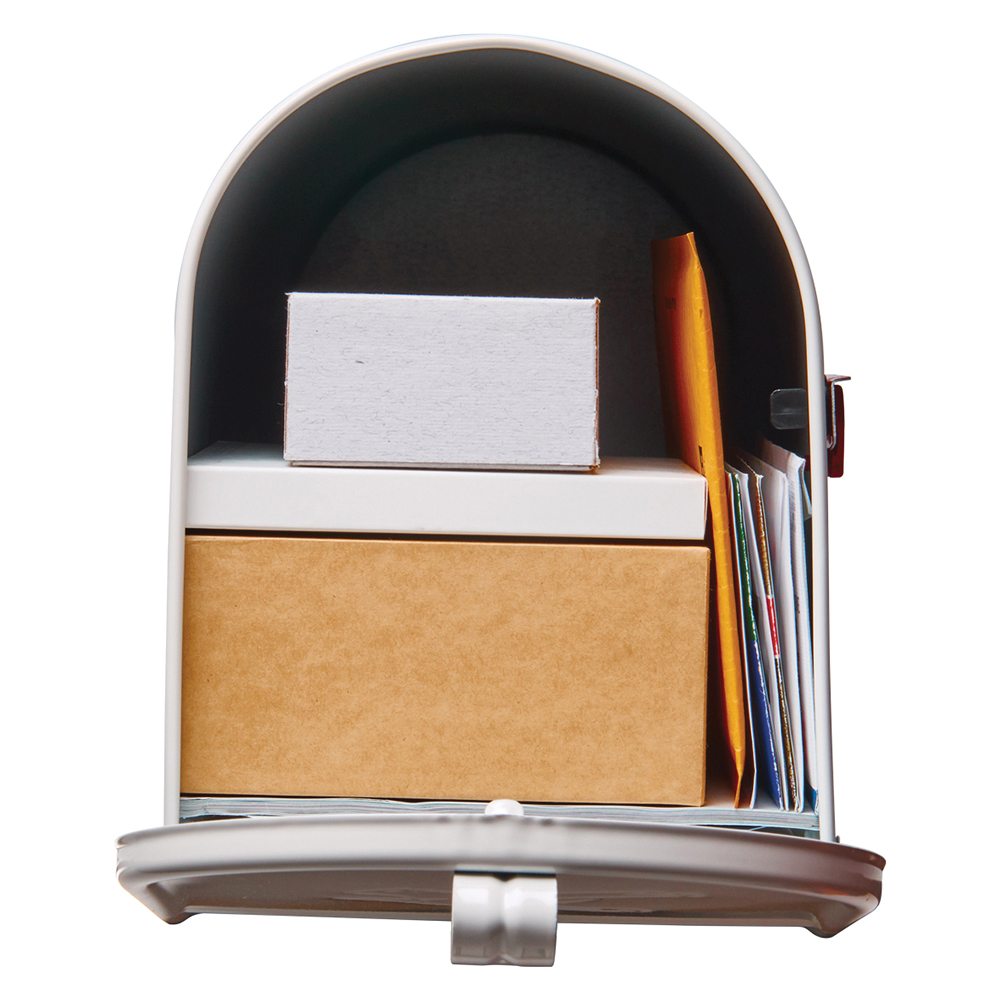 Gibraltar Mailboxes Elite Series E1600W00 Mailbox, 1475 cu-in, Steel, Powder-Coated, 8.7 in W, 22.6 in D, 10.9 in H - 2