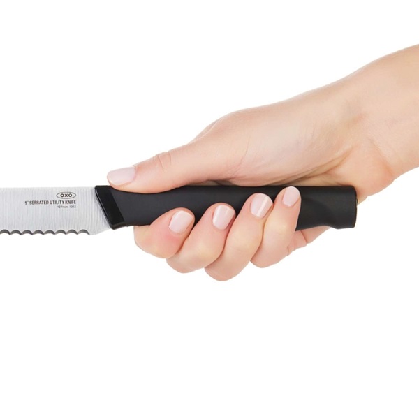 Good Grips 22181 Utility Knife, Stainless Steel Blade, Serrated Blade - 2
