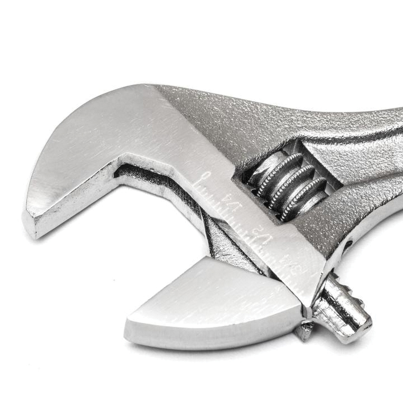 Crescent AC26VS Adjustable Wrench, 6 in OAL, 0.938 in Jaw, Steel, Chrome-Plated, Non-Cushion Grip Handle - 5