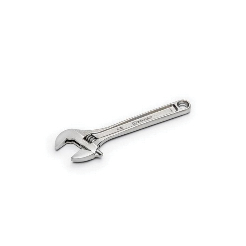 Crescent AC28VS Adjustable Wrench, 8 in OAL, 1-1/8 in Jaw, Steel, Chrome-Plated, Non-Cushion Grip Handle - 2