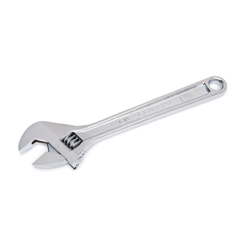 Crescent AC212VS Adjustable Wrench, 12 in OAL, 1-1/2 in Jaw, Steel, Chrome-Plated, Non-Cushion Grip Handle - 2