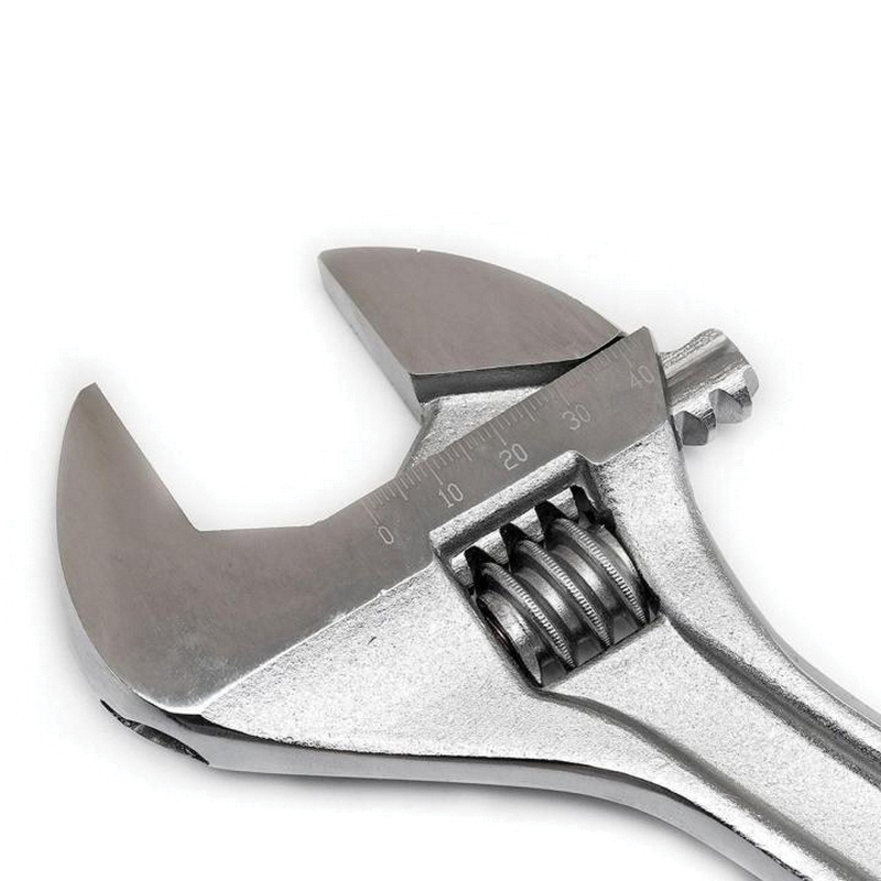 Crescent AC212VS Adjustable Wrench, 12 in OAL, 1-1/2 in Jaw, Steel, Chrome-Plated, Non-Cushion Grip Handle - 3