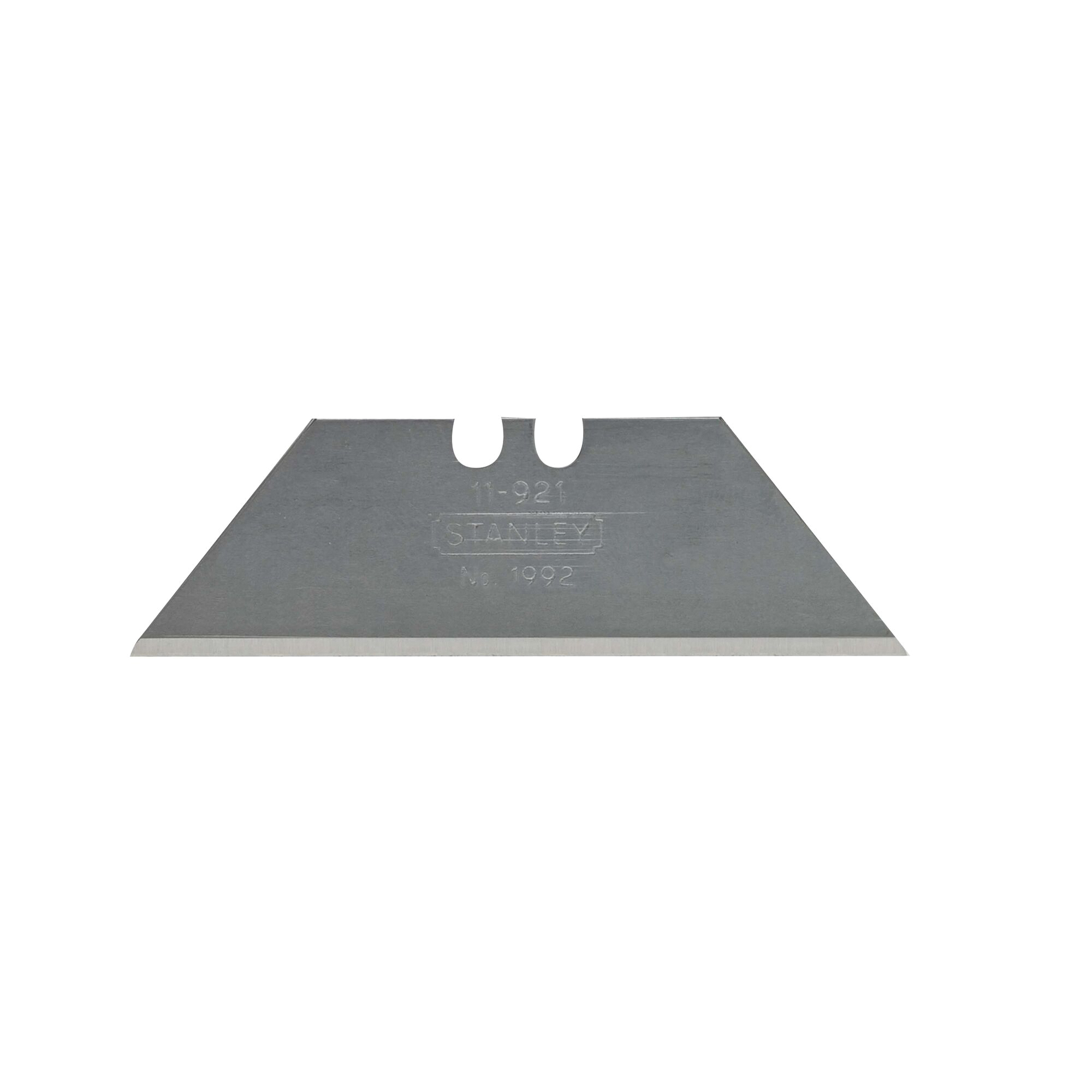 STANLEY 11-921A Utility Blade, 2-7/16 in L, HCS, 2-Point, 100/PK - 3