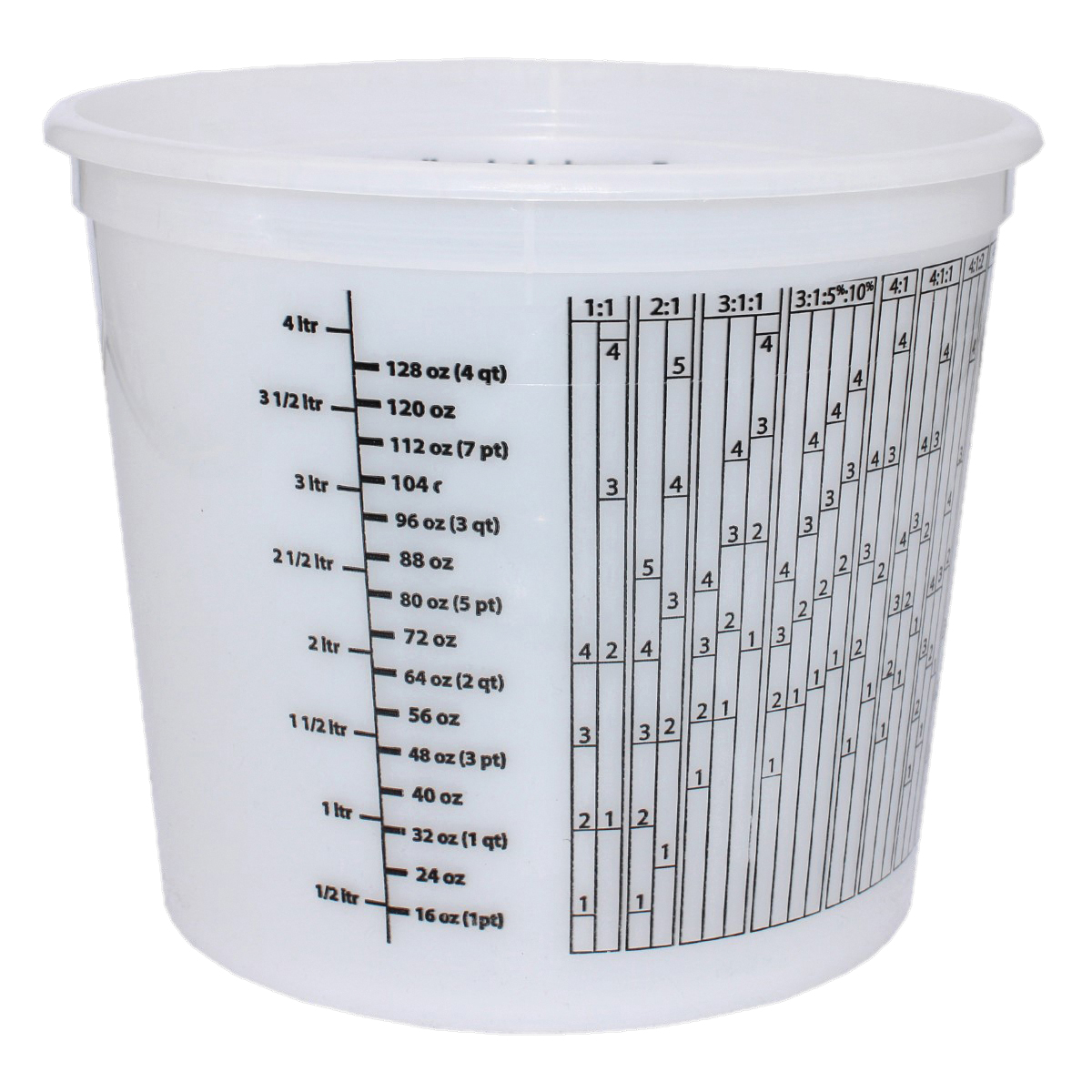 Leaktite-IPL Plastics 1045181 Disposable Paint Container, 5 qt Capacity, HDPE, Clear - 2