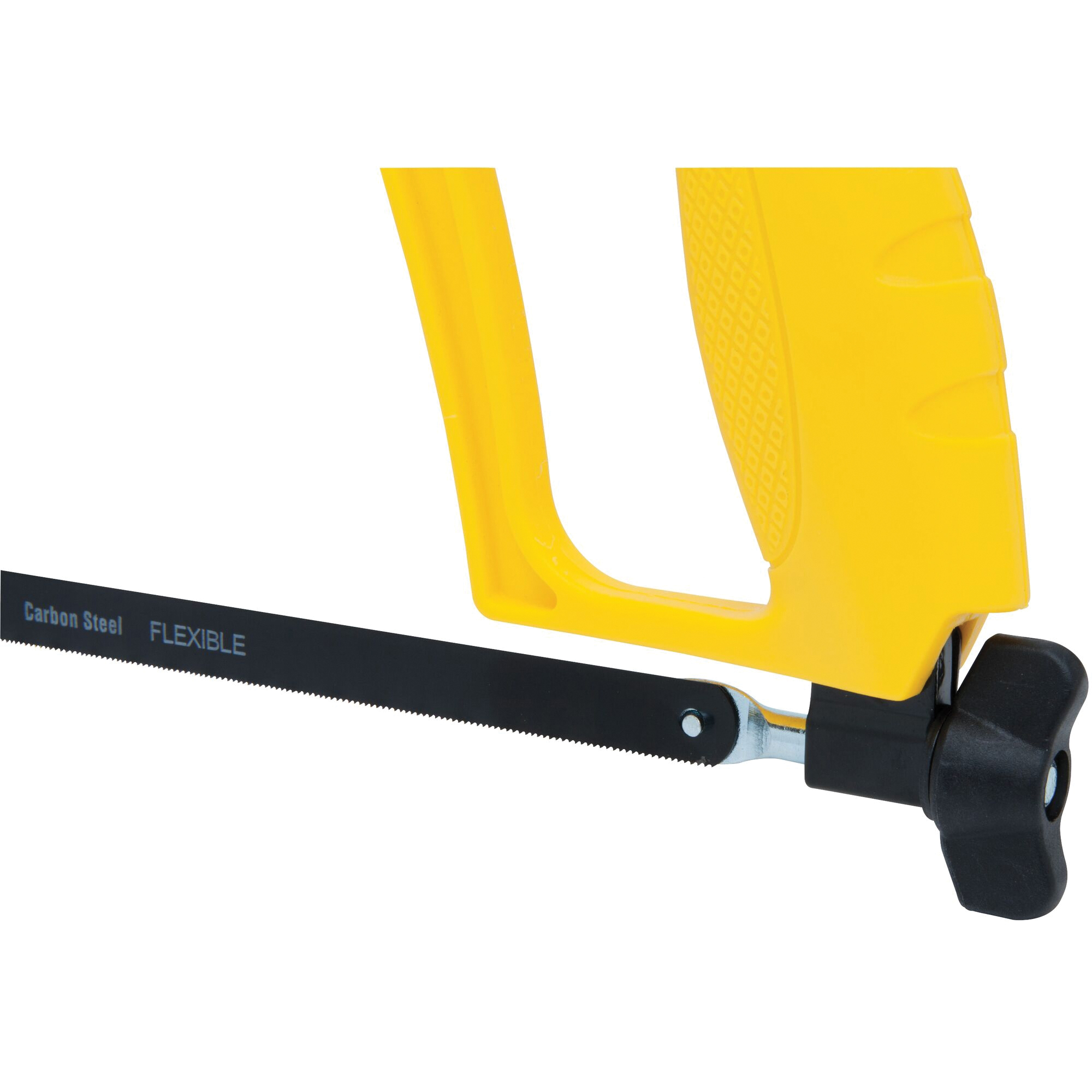 STANLEY STHT20138 Hacksaw, 12 in L Blade, 24 TPI, Carbon Steel Blade, 4-3/8 in D Throat, Metal Frame, Ergonomic Handle - 4