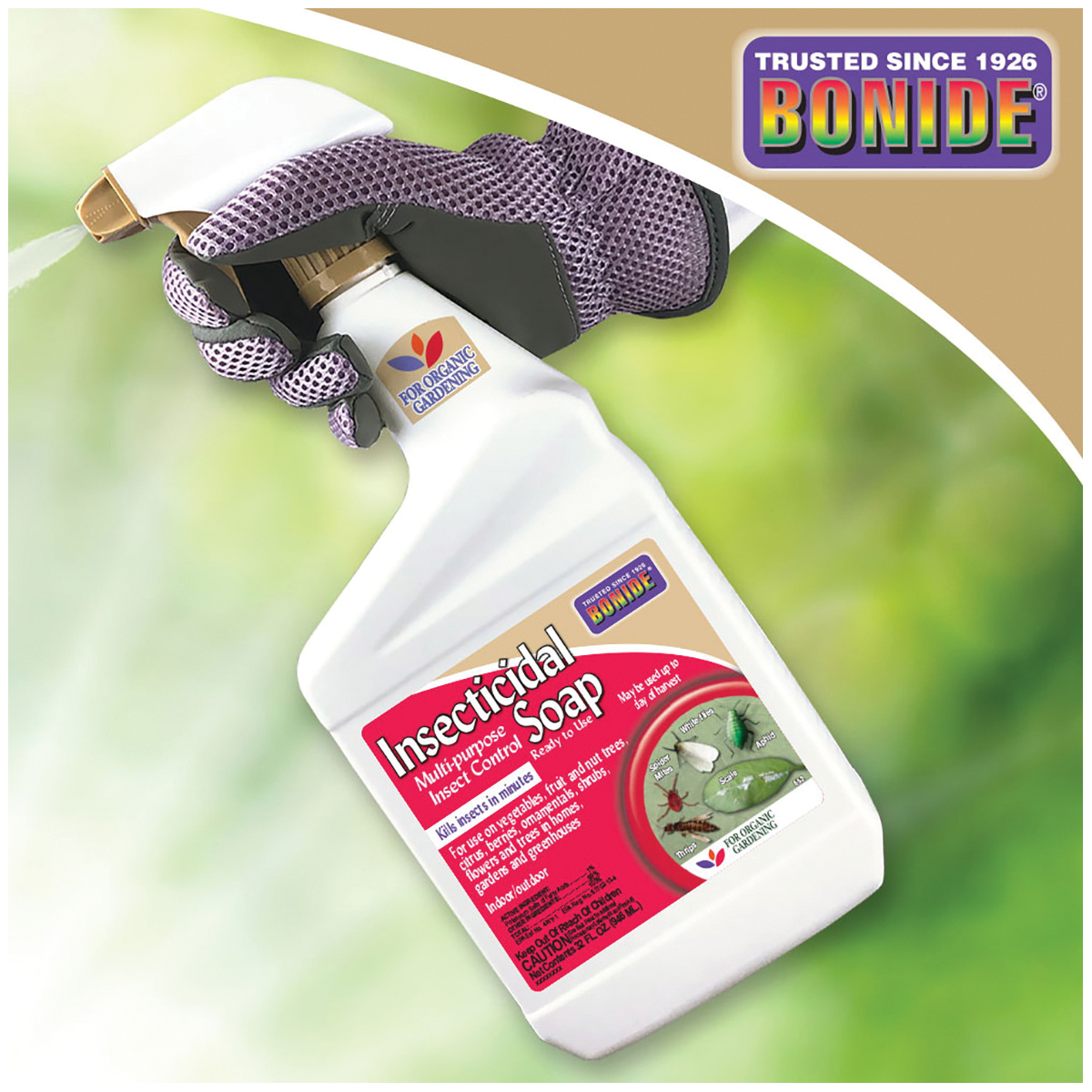 Bonide 652 Insecticidal Soap, Liquid, Spray Application, 1 qt Bottle - 2
