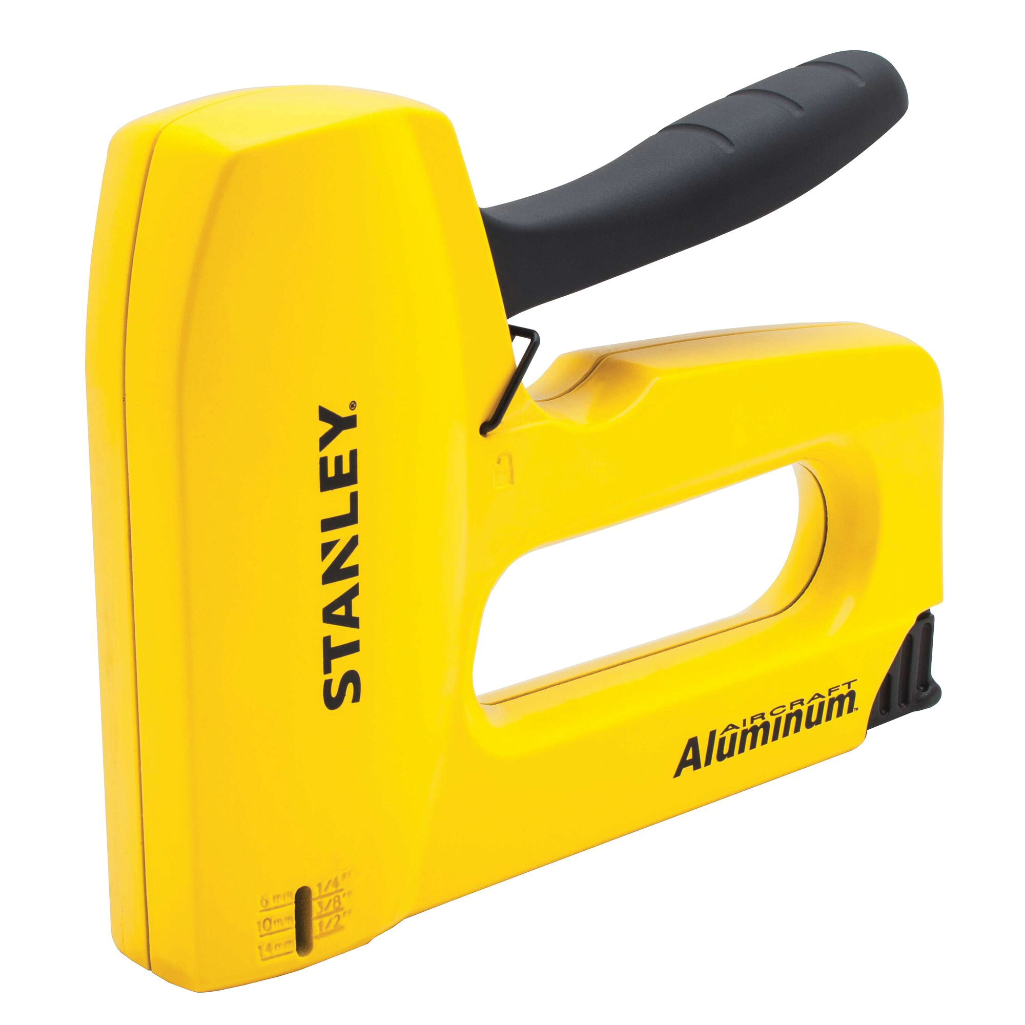 STANLEY SharpShooter Series TR150 Staple Gun, 84 Magazine, 27/64 in W Crown, 1/4 to 9/16 in L Leg, Yellow - 2