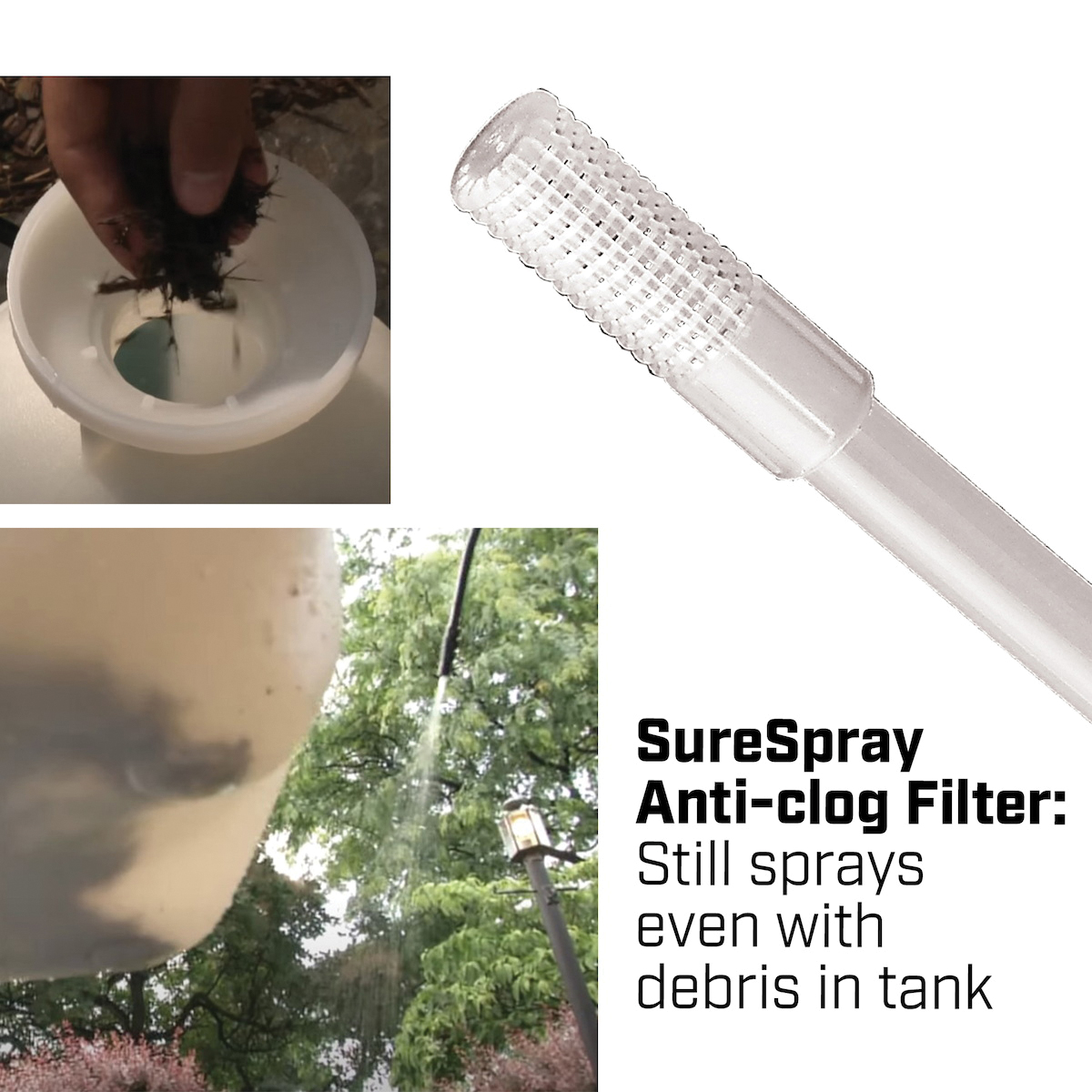 Chapin 20075 Bleach Sprayer, 1 gal Tank, Poly Tank, 34 in L Hose - 4