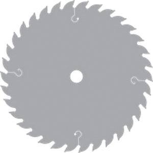 Diablo D0724DA Circular Saw Blade, 7-1/4 in Dia, 5/8 in Arbor, 24-Teeth, Carbide Cutting Edge, 10,000 rpm - 2