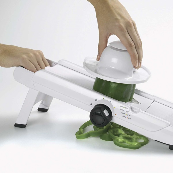 Good Grips 1155700V2 Series Mandoline Slicer, 2-1/4 in Folded, 5-1/2 in Standing L, Stainless Steel Blade - 2