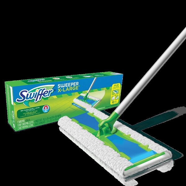 Swiffer 92817 Floor Sweeper Starter Kit, Includes: (6) Disposable Cloth - 2
