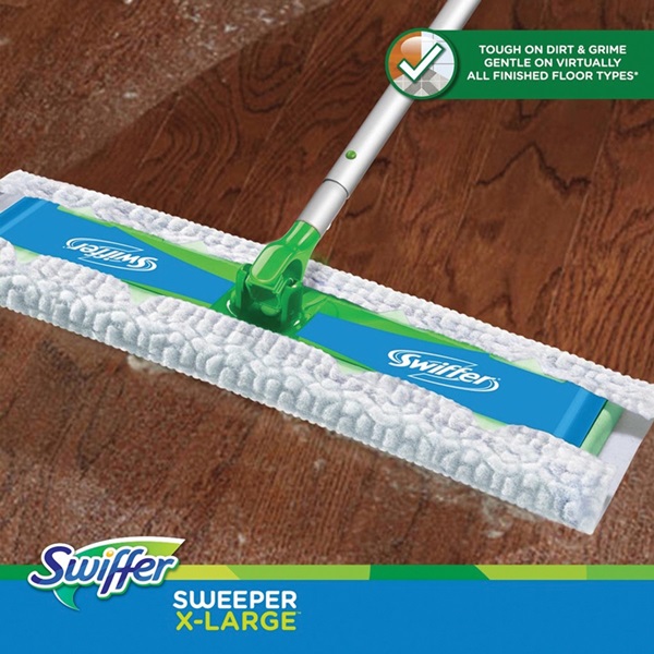 Swiffer 92817 Floor Sweeper Starter Kit, Includes: (6) Disposable Cloth - 3