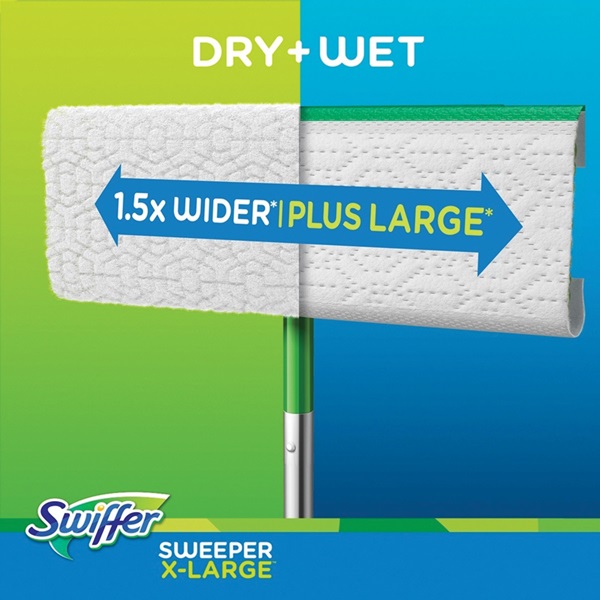 Swiffer 92817 Floor Sweeper Starter Kit, Includes: (6) Disposable Cloth - 4