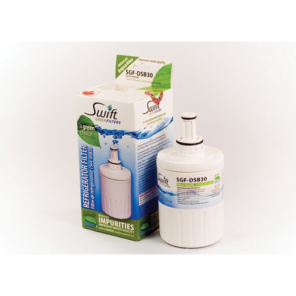 Swift Green Filters SGF-DSB30 Refrigerator Water Filter, 0.5 gpm, Coconut Shell Carbon Block Filter Media - 2