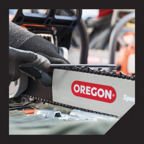 Oregon 23575 Chainsaw File, Double Cut, 7/32 in Dia Dimensions, Round, Steel, 2/PK - 4