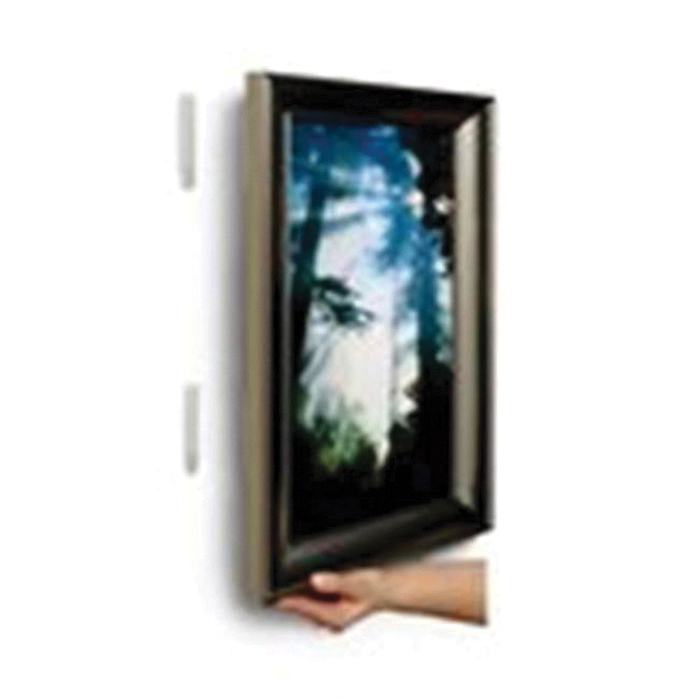 Command 17206 Picture Hanging Strip, 4 lb/set, Foam, White, 3.625 in L x 0.5 in W x 0.1 in D, 4/PK - 3