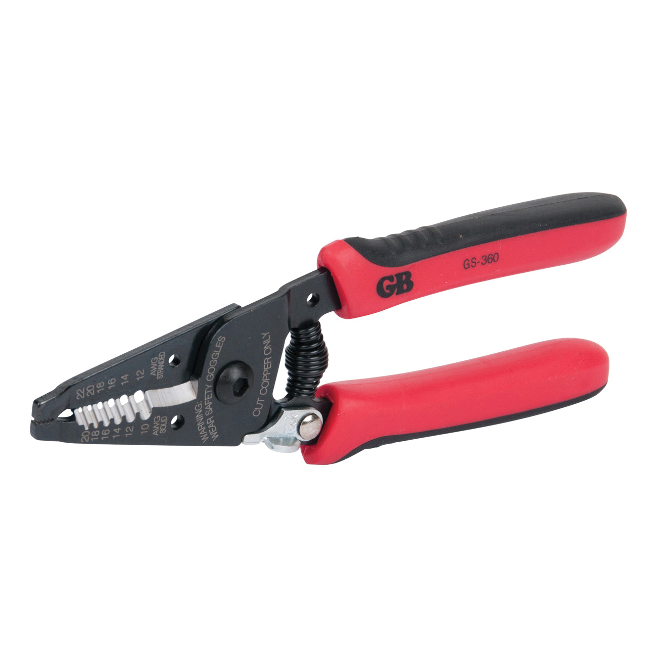 Gardner Bender GS-360 Wire Stripper, 20 to 10 AWG Wire, 20 to 10 AWG Solid, 22 to 12 AWG Stranded Stripping, 6 in OAL - 2