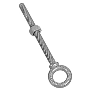 National Hardware N245-167 Eye Bolt, 1/2-13 Thread, Coarse Thread, 5-7/8 in L Thread, 1 in ID x 1-3/4 in OD Dia Eye - 3