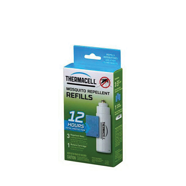 Thermacell MR000-12 Repellent Refill, Includes: (1) Fuel Cartridge, (3) Repellent Mats - 2