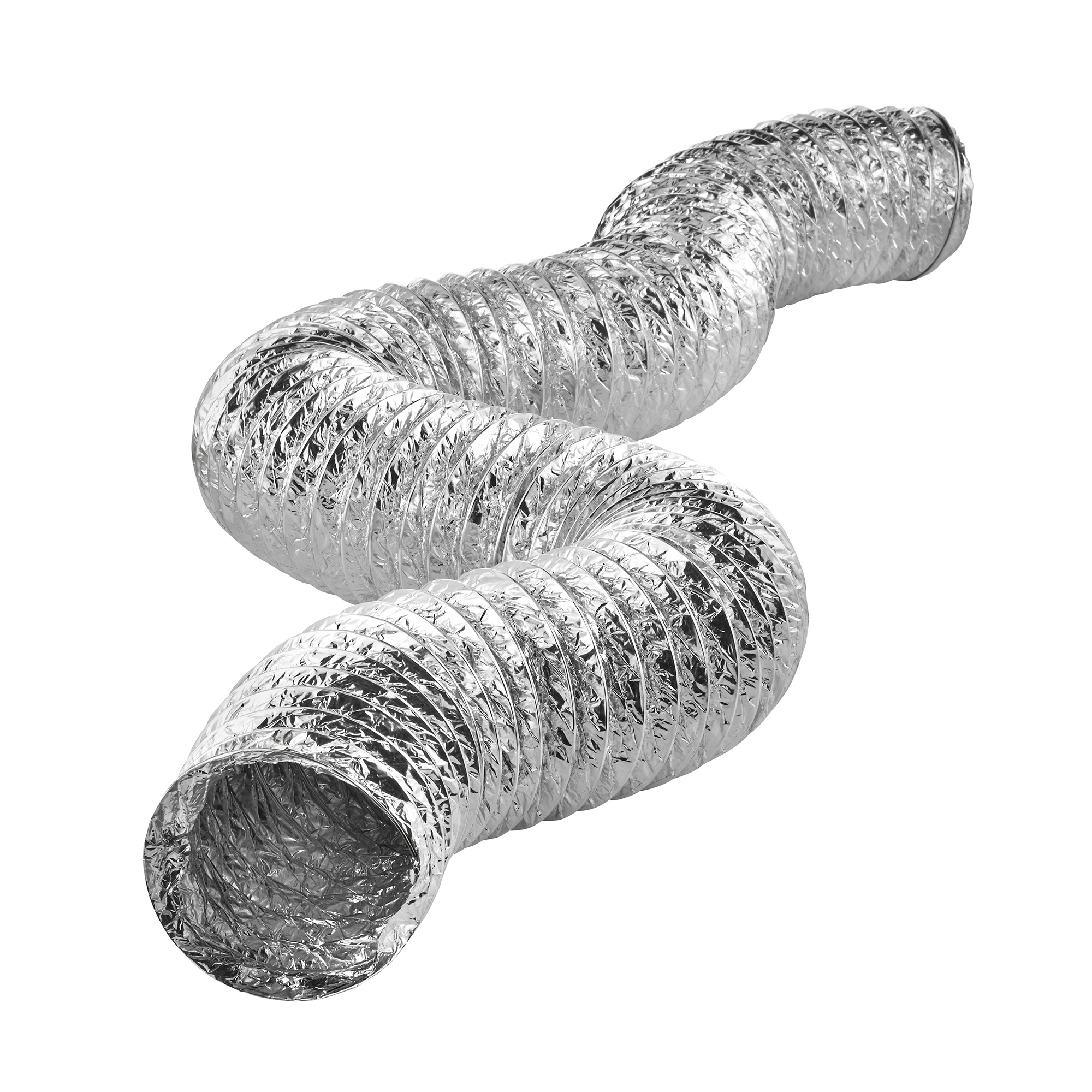 Lambro 414 Flexible Air Connector, 4 in, 25 ft L, Aluminum - 2