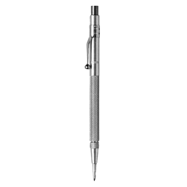 General 88CM Scriber/Etching Pen with Magnet, Straight Tip, Tungsten Carbide Tip, 5-7/16 in OAL, Knurled Handle - 2