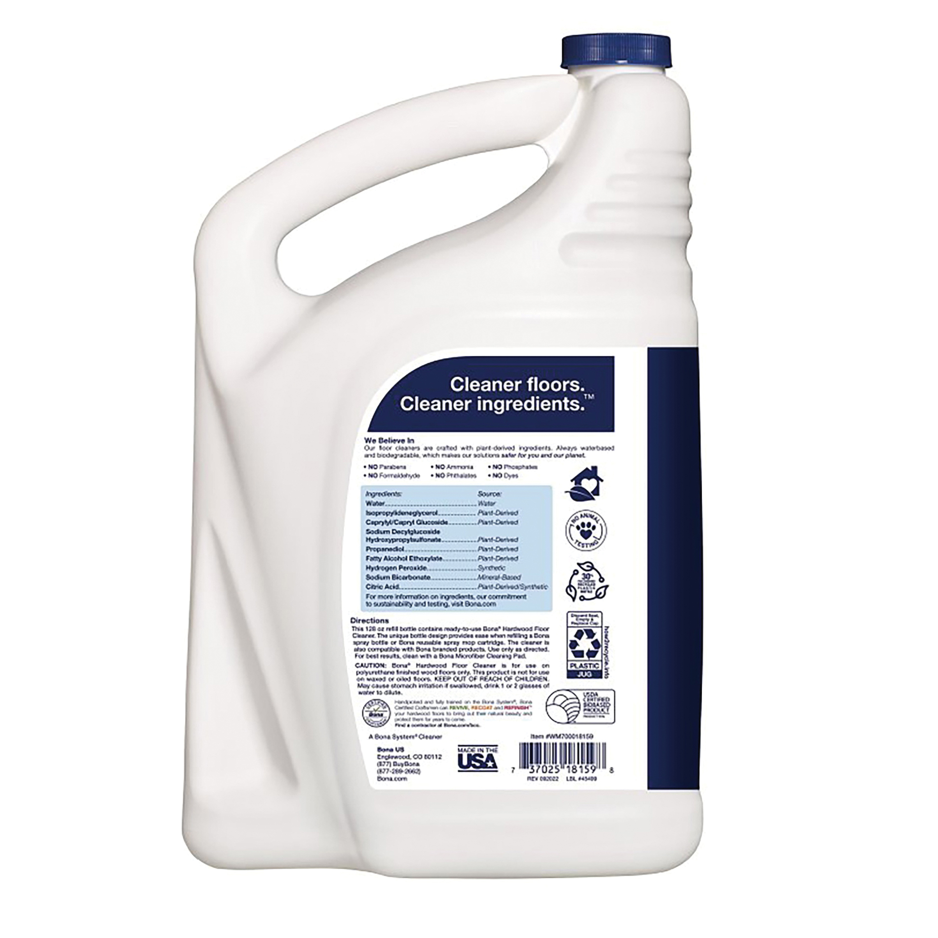 Bona WM700018159 Hardwood Floor Cleaner Refill, 1 gallon, Liquid - 2