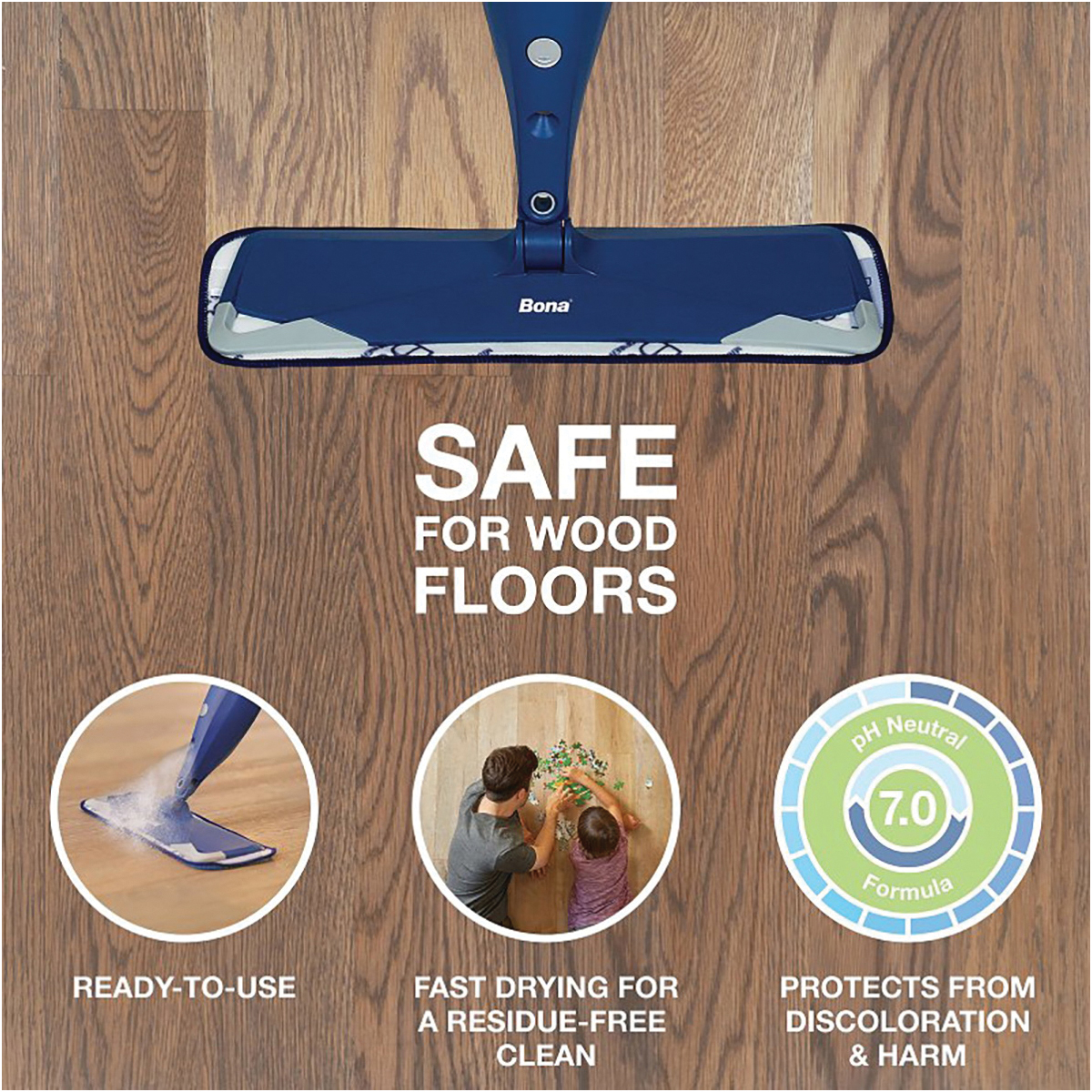 Bona WM700018159 Hardwood Floor Cleaner Refill, 1 gallon, Liquid - 5