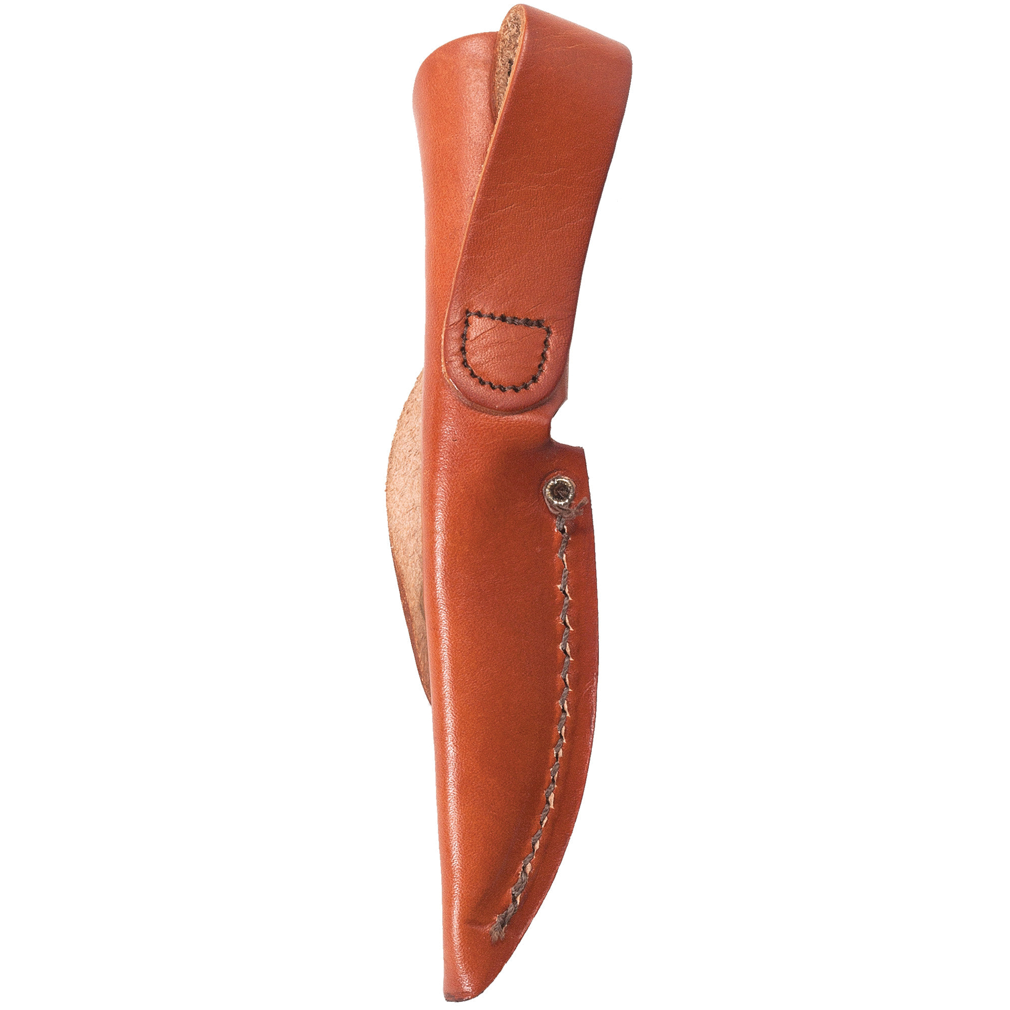 Case 379 Utility Knife with Sheath, 3.13 in L Blade, Stainless Steel Blade, Brown/Tan Handle - 3