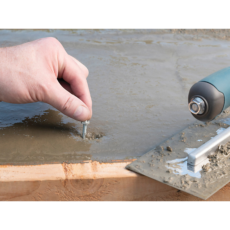 National Hardware 2195BC Series N232-868 J-Bolt, 3/16 in Thread, 0.96 in L Thread, 1-7/8 in L, 40 lb Working Load, Steel - 4