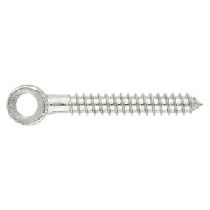 National Hardware 296BC Series N131-193 Screw Eye, 3 in L Thread, 4 in OAL, 150 lb Working Load, Steel, Zinc - 4
