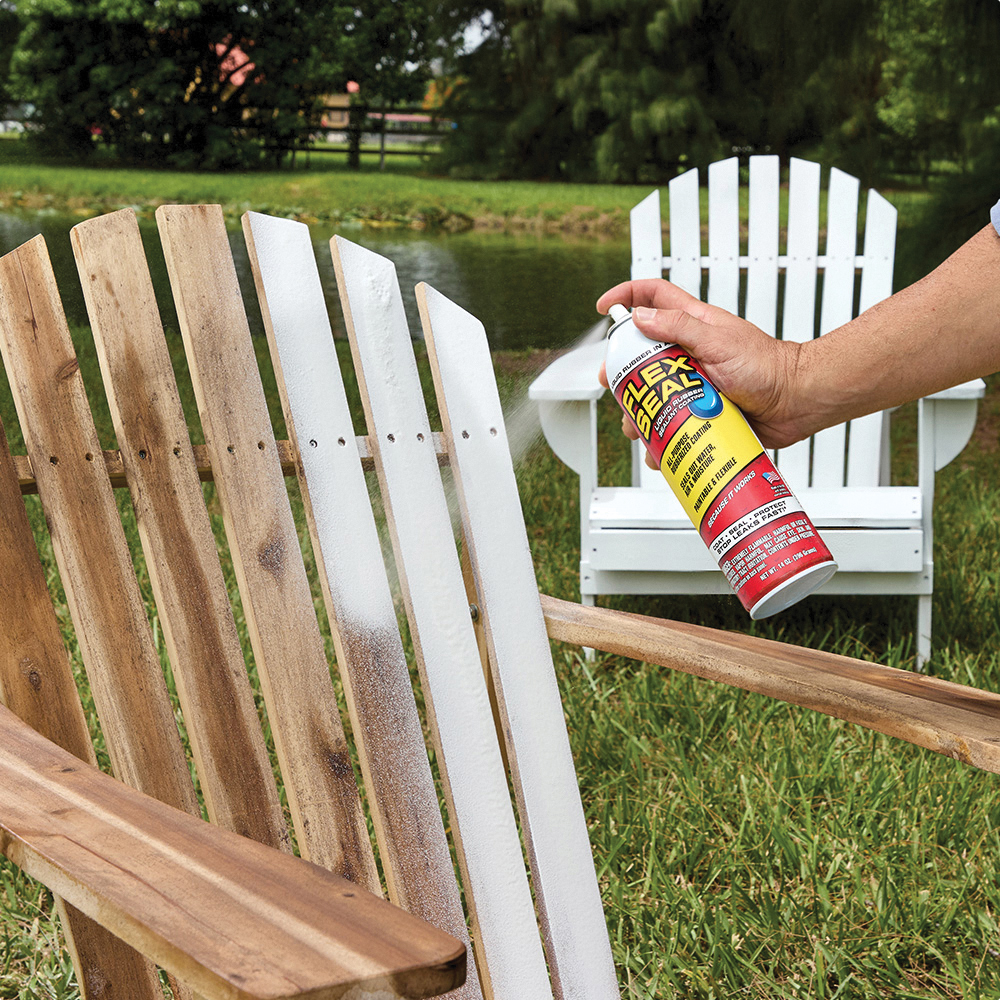 Flex Seal FSCL20 Rubberized Spray Coating, 12 sq-ft Coverage Area, 14 oz Can - 1