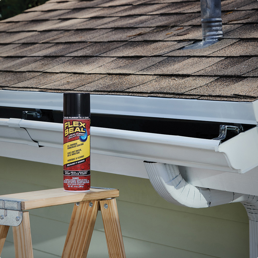 Flex Seal FSCL20 Rubberized Spray Coating, 12 sq-ft Coverage Area, 14 oz Can - 2