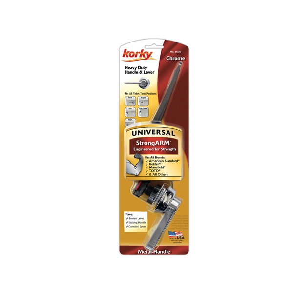 Korky 6050BP Handle and Lever, Plastic, For: American Standard, Kohler, Toto and Others Brands - 3