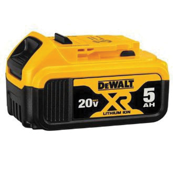 DEWALT 20V MAX Series DCB205 Battery Pack, 20 V Battery, 5 Ah, 90 min Charging - 3