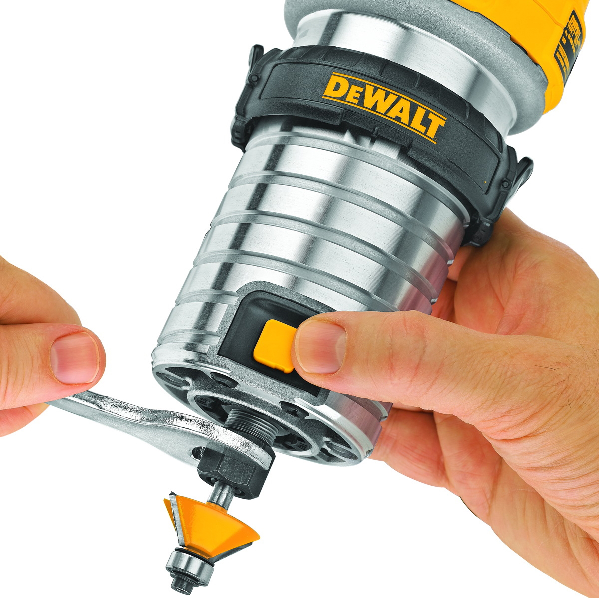DEWALT DWP611 Compact Router with LED, 7 A, 16,000 to 27,000 rpm Load Speed, 1-1/2 in Max Stroke - 2