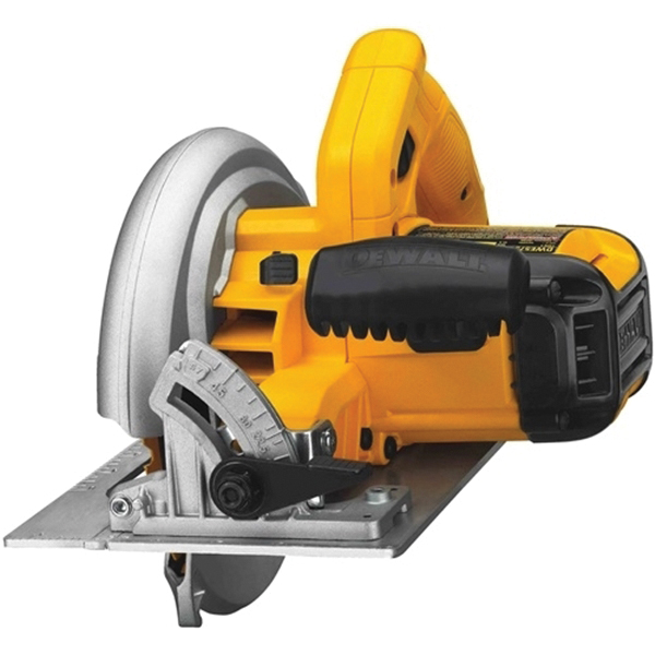DEWALT DWE575 Circular Saw, 15 A, 7-1/4 in Dia Blade, 2 in at 45 deg, 2.55 in at 90 deg D Cutting, 5/8 in Arbor - 3