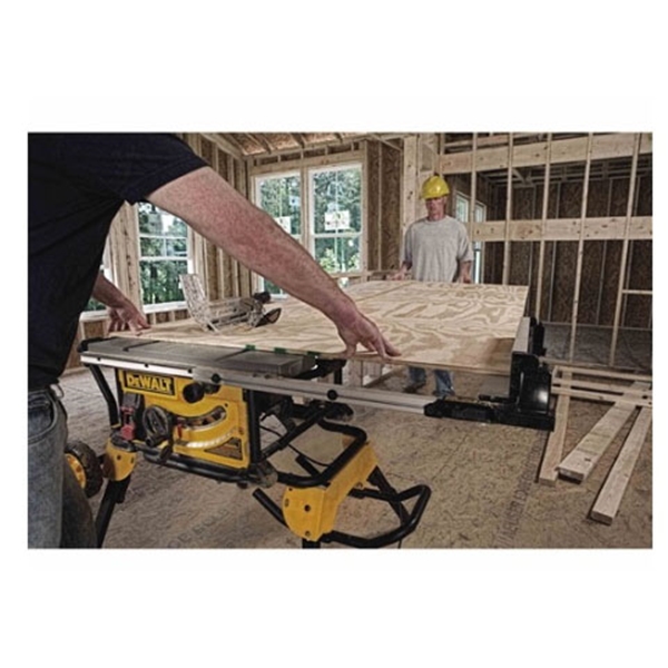 DEWALT DWE7491RS Table Saw, 120 VAC, 15 A, 10 in Dia Blade, 5/8 in Arbor, 32-1/2 in Rip Capacity Right, 4800 rpm Speed - 2