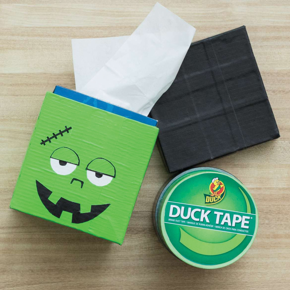Duck 1265018 Duct Tape, 15 yd L, 1.88 in W, Vinyl Backing, Neon Green - 5