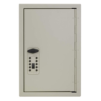 Kidde 001801 Key Cabinet, Steel, Clay, 8.11 in W, 12.04 in H, 3.19 in D - 2
