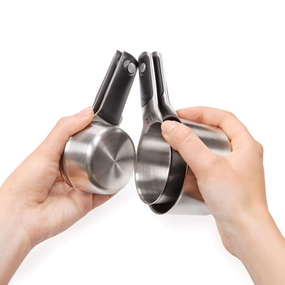 Good Grips 11132000 Measuring Cup Set, Stainless Steel, Black - 2