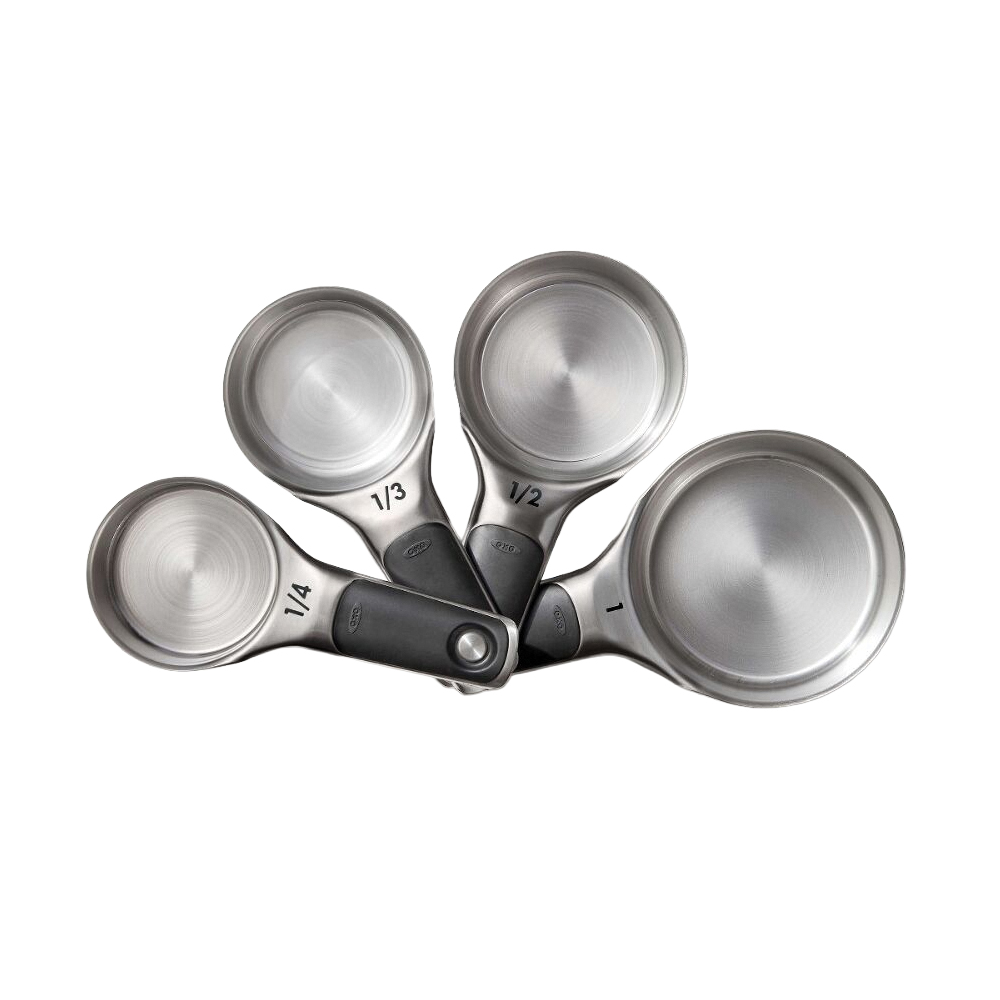 Good Grips 11132000 Measuring Cup Set, Stainless Steel, Black - 3