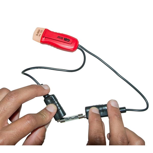 Gardner Bender GET-3202 Twin Probe Circuit Tester, 5 to 50 V, Functions: Voltage, Red - 4