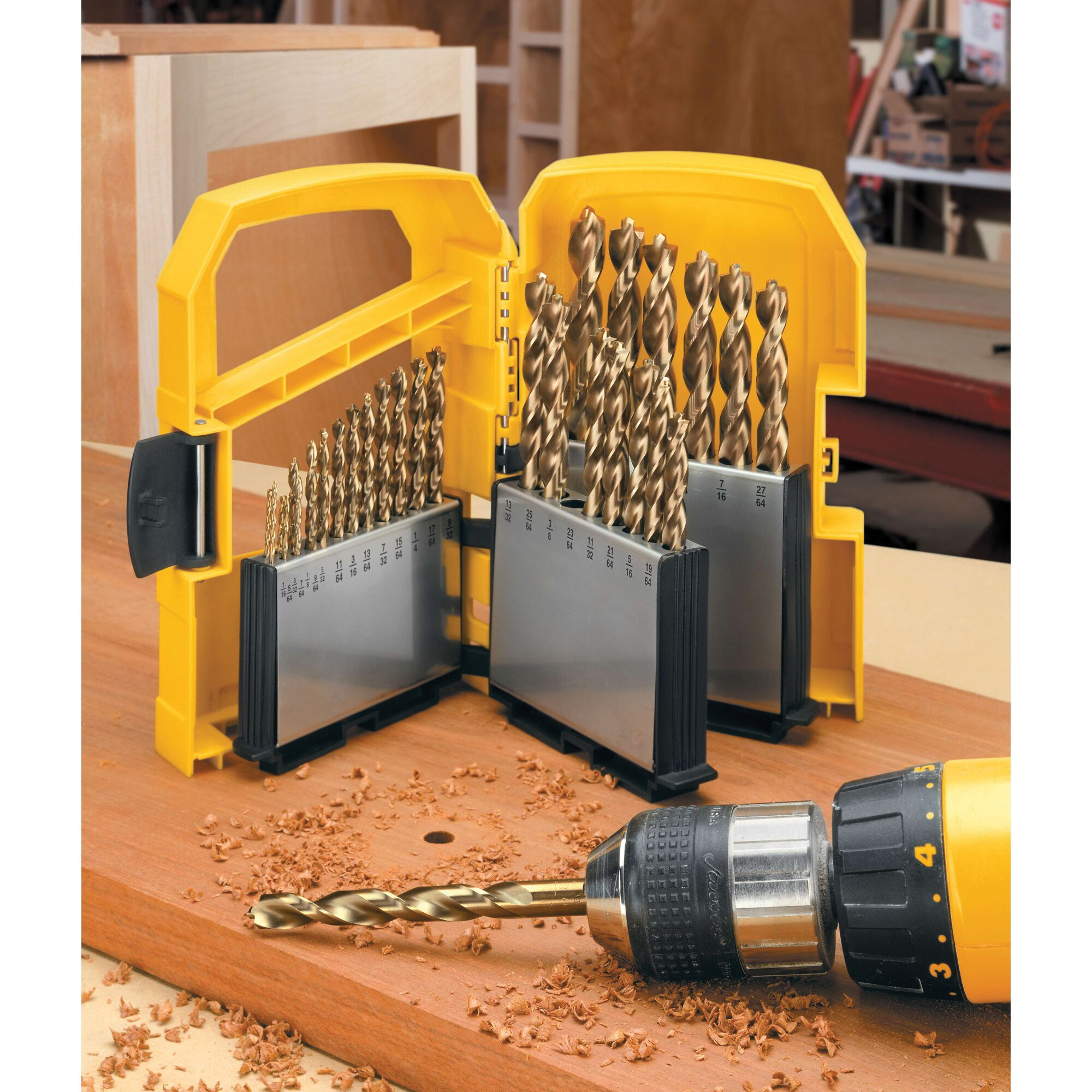 DEWALT DW1969 Drill Bit Set, High-Performance, 29-Piece, Steel, Ferrous Oxide - 3