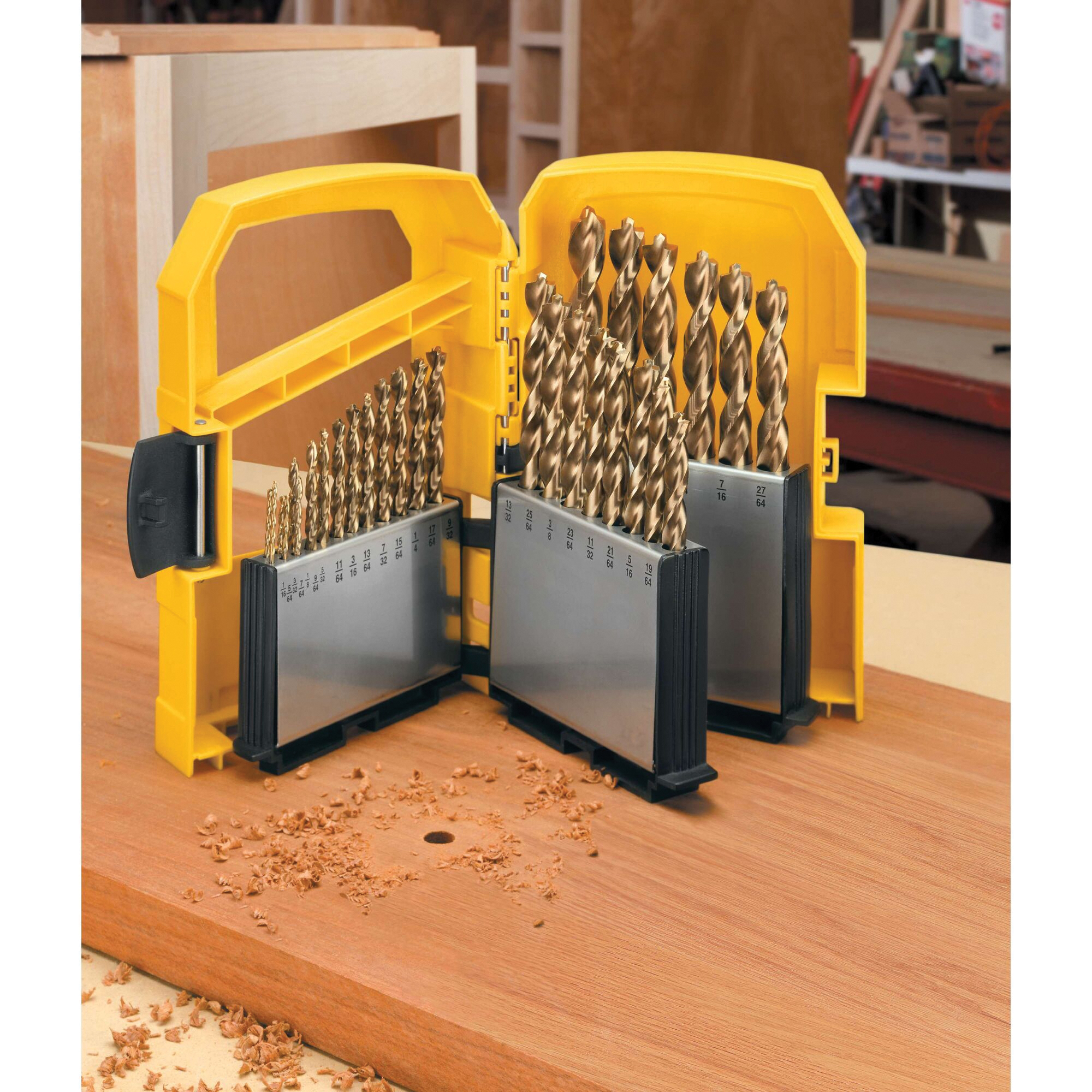 DEWALT DW1969 Drill Bit Set, High-Performance, 29-Piece, Steel, Ferrous Oxide - 4