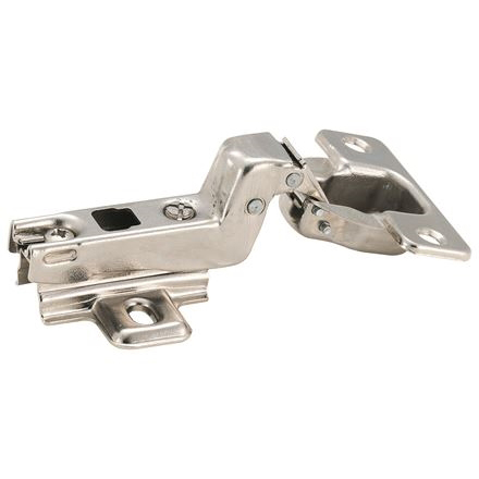 Amerock BP4613D14 Hinge, 2-1/2 in L x 2-7/16 in W, Steel, Nickel, 4-Hole - 2