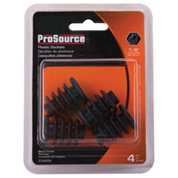 ProSource FE-S806-PS Furniture Socket, Plastic, Black - 2